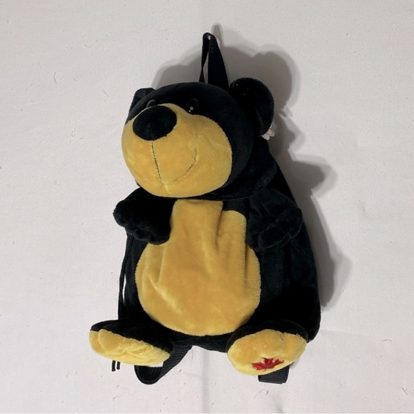 5/$25 Snowcap Trading Co Black Bear Plush Mini Backpack - Picture 13 of 13